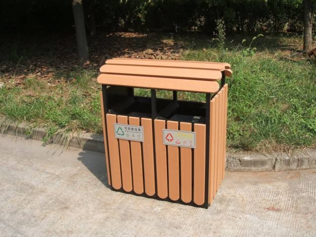 塑木(mù)垃圾桶